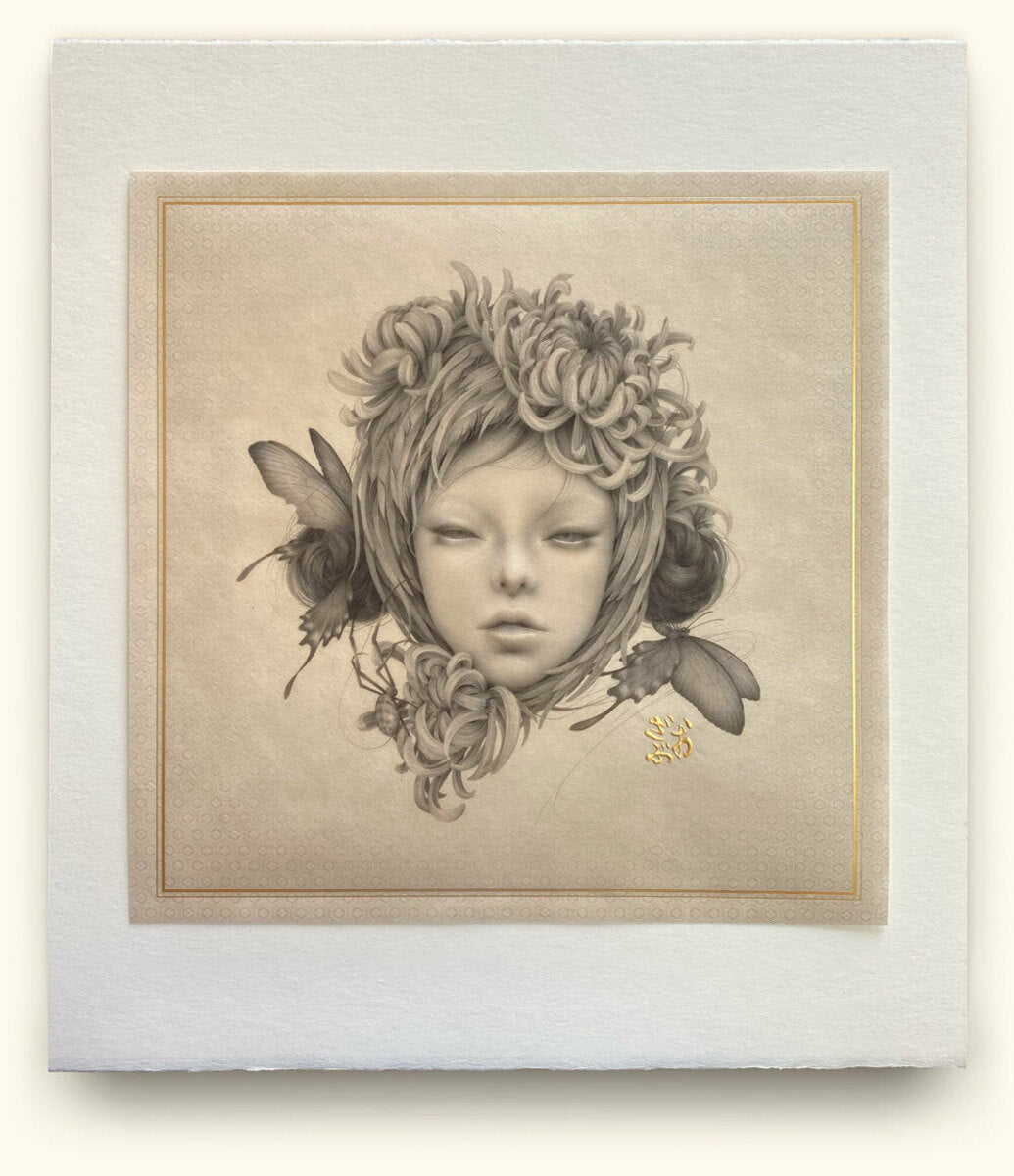 Ozabu絵画 Meticulous Portraits of Young Women by Ozabu Are Eerily